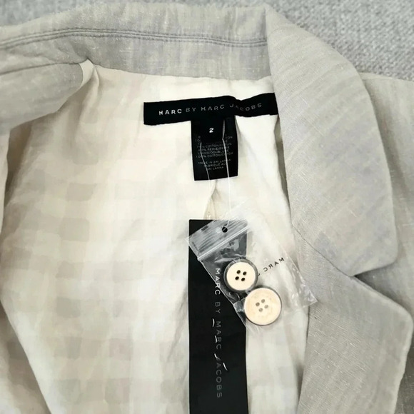 NWT | Marc by Marc Jacobs | one Button Lined Blazer Suit Jacket - Size 2 - Picture 6 of 6